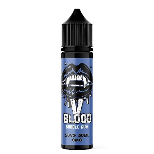 V Blood Shortfill 50ml E Liquid Vape Juice, Bubblegum Flavour 