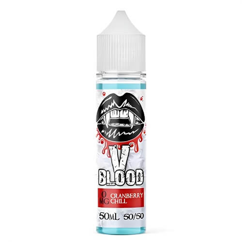 V Blood Shortfill 50ml E Liquid Vape Juice, Cranberry Chill Flavour