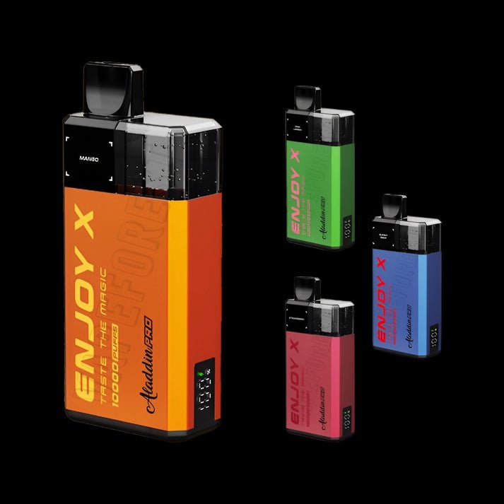 Aladdin Pro Enjoy X 10k Puff Disposable Vape Kit - Box of 5 Aladdin Pro Enjoy X 10k Puff Disposable Vape Kit - Box of 5