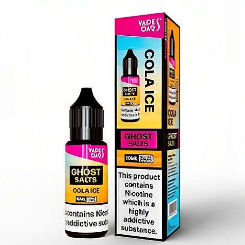 Vapes Bar Ghost Salts Nic Salt 10ml Pack of 10 Available In Cola Ice Flavour 