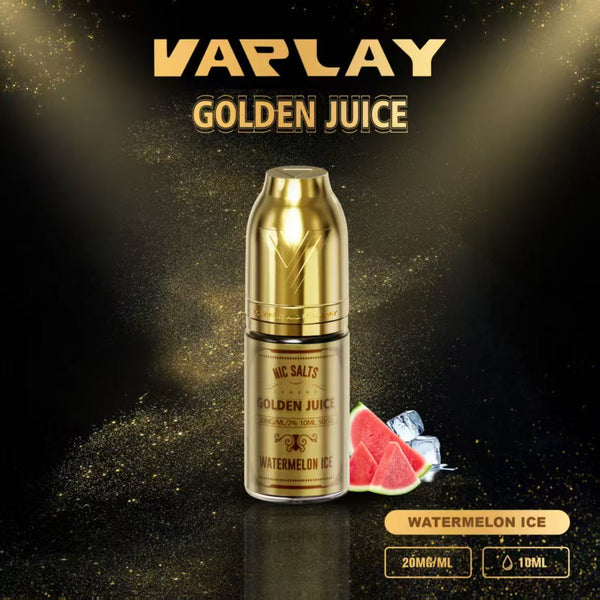 VAPLAY Golden Juice Nic Salt - 10mg&20mg - 10 Pack - Wholesale Price !