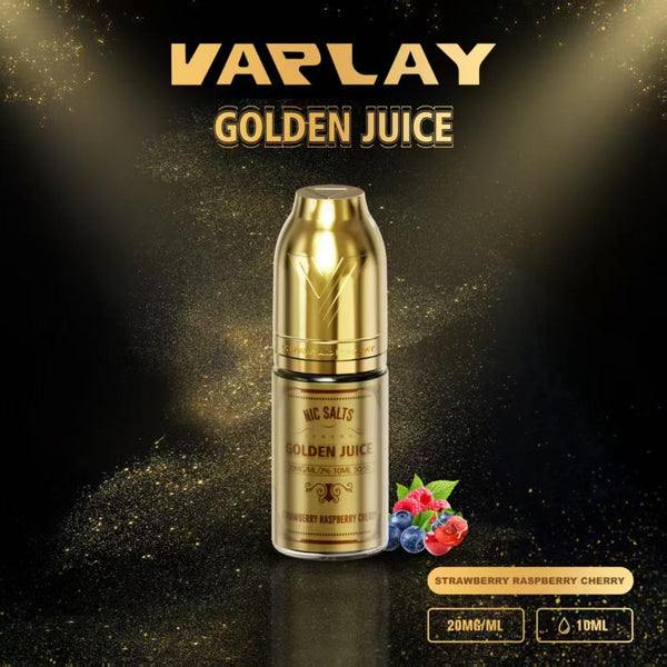 VAPLAY Golden Juice Nic Salt - 10mg&20mg - 10 Pack - Wholesale Price !