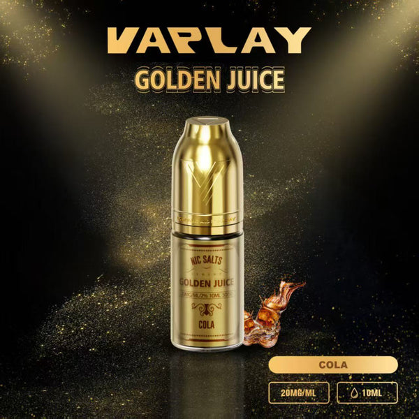 VAPLAY Golden Juice Nic Salt - 10mg&20mg - 10 Pack - Wholesale Price !