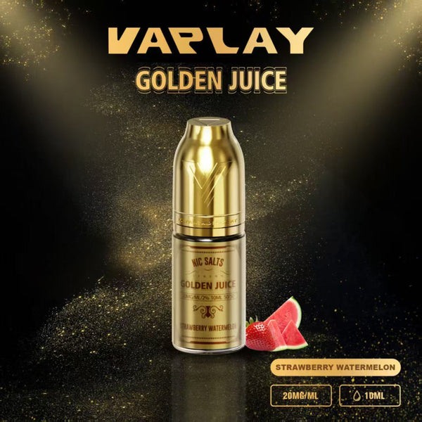 VAPLAY Golden Juice Nic Salt - 10mg&20mg - 10 Pack - Wholesale Price !