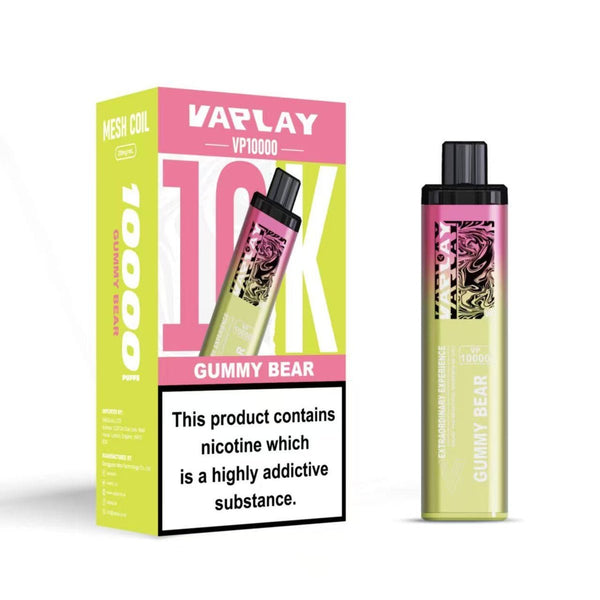 Vaplay VP10000 Prefilled Pod Vape Kit Box of 5 - Gummy Bear - vapeukwholesale
