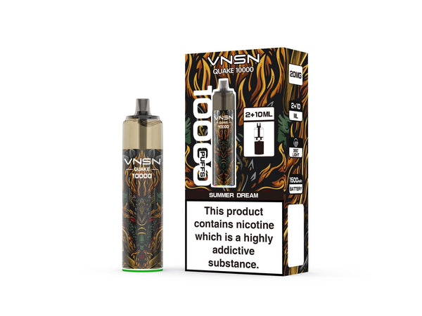 VNSN Quake 10000 Prefilled Refill Pod Vape Kit Pack of 5 - Wholesale Price !