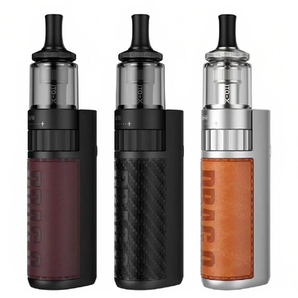 Voopoo Drag Q Pod Kit, Marsala, Carbon Fiber, Vintage Orange Color
