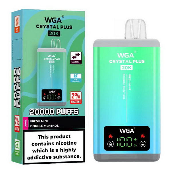 WGA Crystal Plus 20000 Puffs Disposable Vape | Box of 10