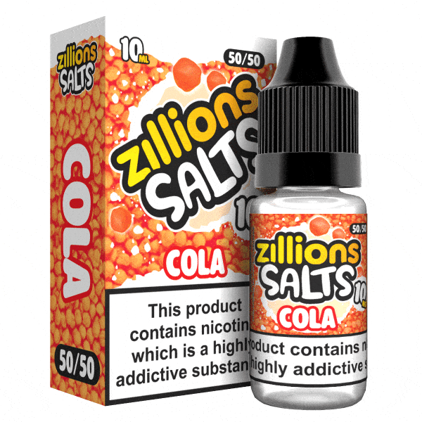 Zillions - Nic Salt - 10ml - 50/50 with Cola flavours #Ukvaper-wholesale#