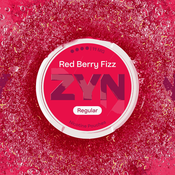 ZYN Regular Nicotine 11MG Pouches Pack of 5 with Red Berry Fizz flavour- Wholesale Price !
